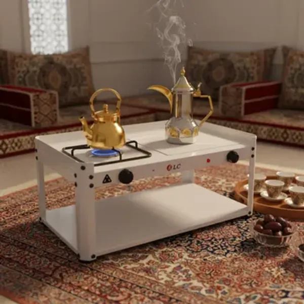 صورة موقد كهربائي DLC بقوة 1250 واط - تسخين سريع وعملي - المنزل والمطبخ