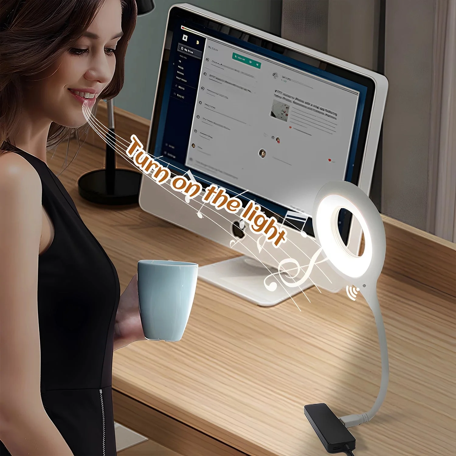 صورة إضاءة LED ذكية تعمل بالصوت من زامبيل - USB - الإضاءة والأدوات المنزلية