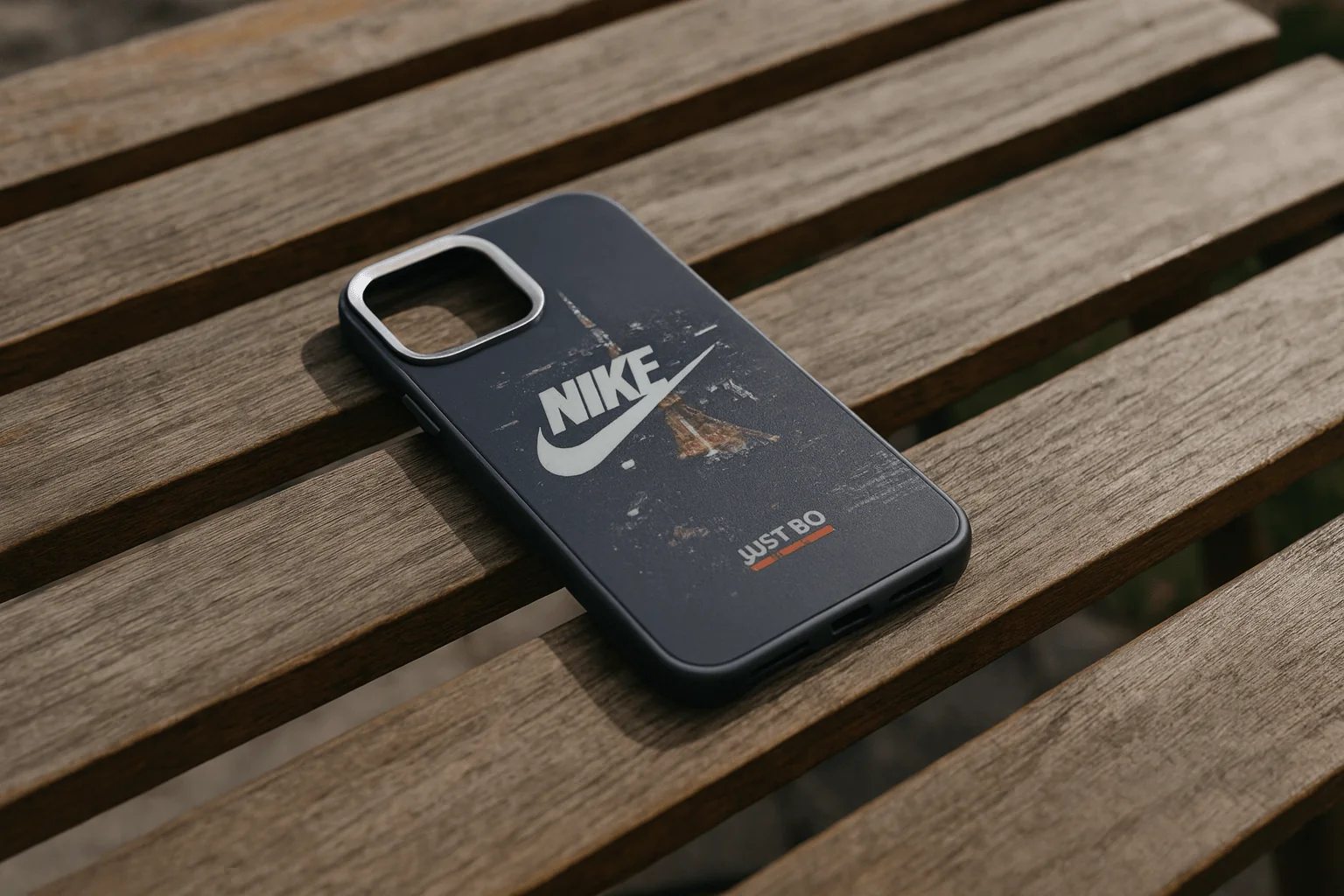 صورة جراب آيفون بتصميم Nike وطوكيو سكاي لاين - الهواتف وإكسسواراتها
