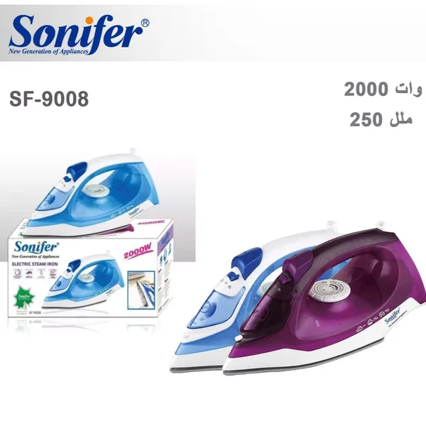 صورة مكواة بخار سونيفير 2000 وات سعة 250 ملل