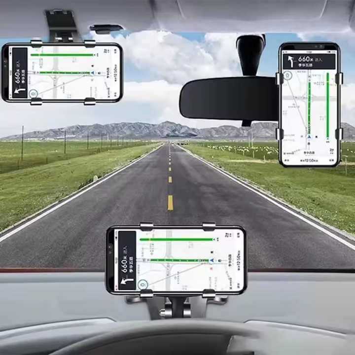 صورة حامل موبايل للسيارة من زامبيل - تثبيت على التابلوه 360 درجة - السيارات وإكسسواراتها