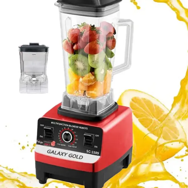 صورة خلاط Galaxy Gold بقوة 1500 وات مع مطحنة