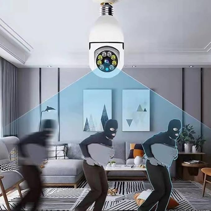 صورة كاميرا مراقبة ذكية Zambeel بدقة 1080P مع إضاءة LED