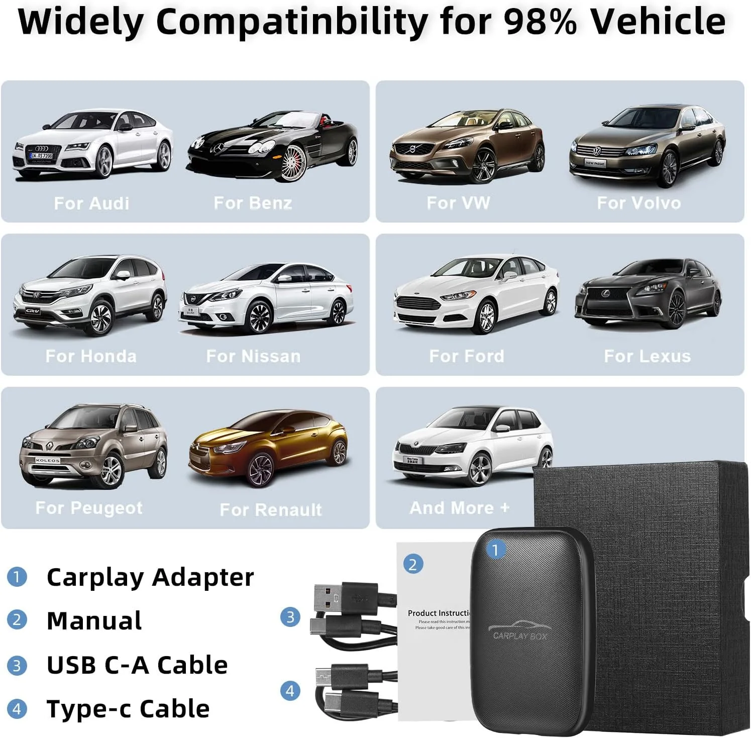 صورة محول CarPlay لاسلكي من زامبيل - تحكم ذكي في سيارتك