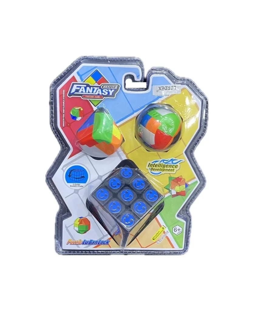 صورة مجموعة مكعبات الألغاز لوردكس Fantasy Puzzle Cube - 3 قطع