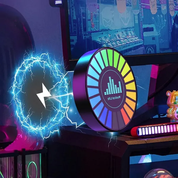 صورة فواحة RGB ذكية تعمل بـ USB وتتفاعل مع الموسيقى