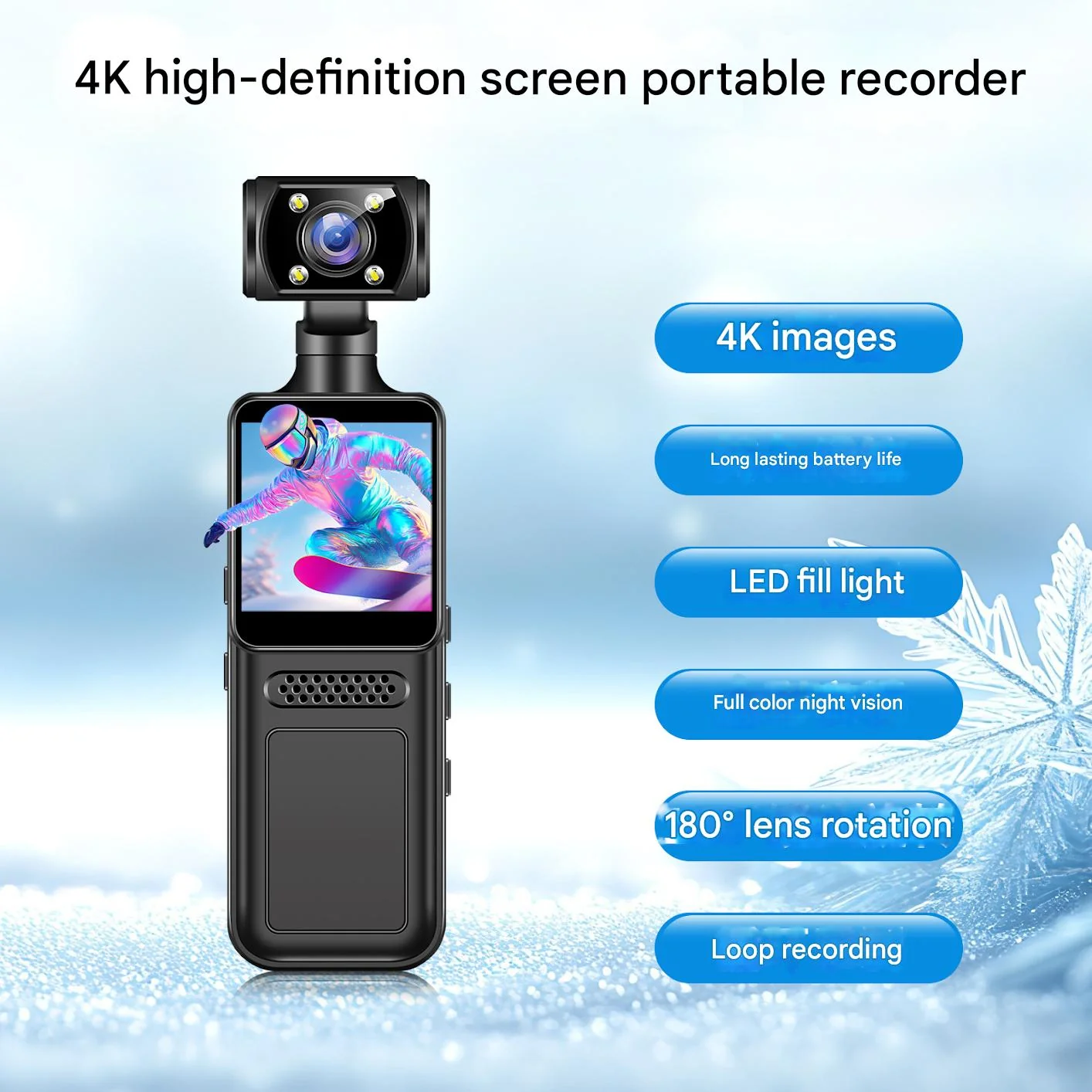 صورة كاميرا تصوير 3-Axis Gimbal Stabilizer مع شاشة 2 بوصة - شاشات ولاب توب