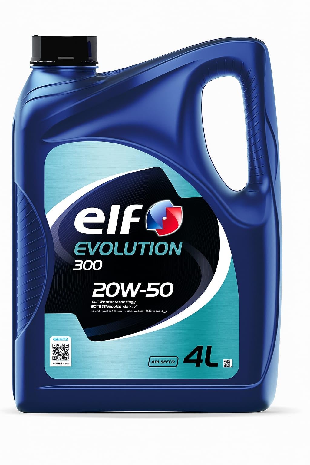 صورة زيت موتور إلف ايفولوشن ELF Evolution 300 20W50 سعة 4 لتر