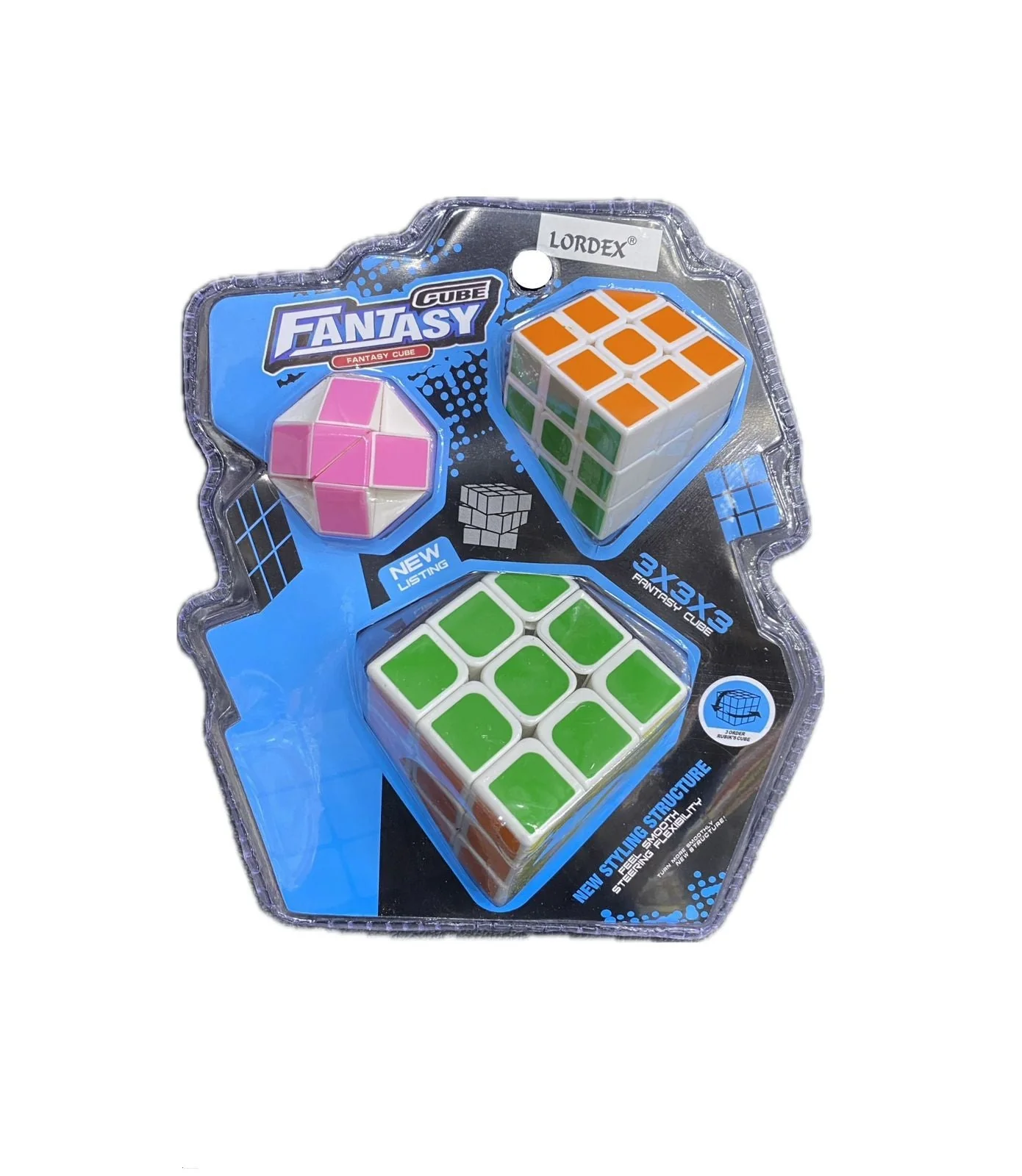 صورة مجموعة مكعبات لوردكس Fantasy Cube Set - 3 قطع