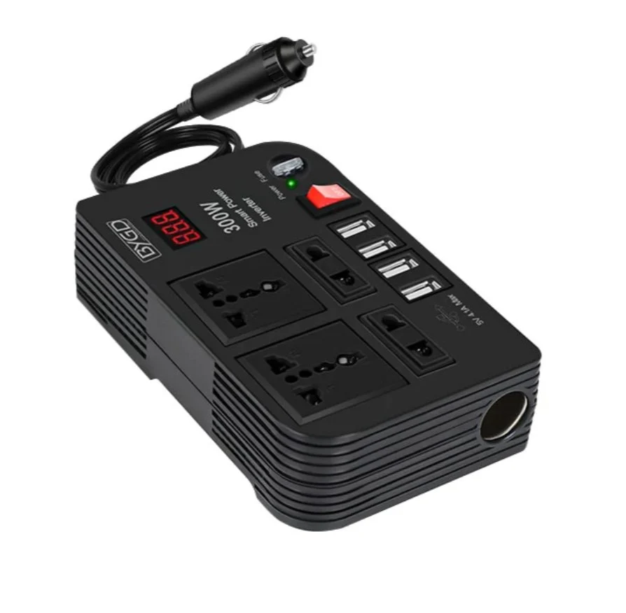 صورة محول طاقة للسيارة Zambeel بقدرة 1500 وات مع 4 منافذ USB